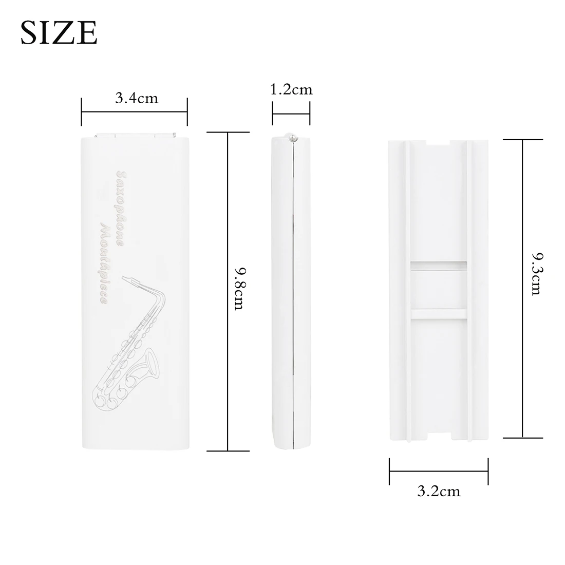 Sax Saxophone Clarinet Oboe Reed ABS Case Storage Box Waterproof Wear Resistant General Sax Clarinet Oboe Accessories