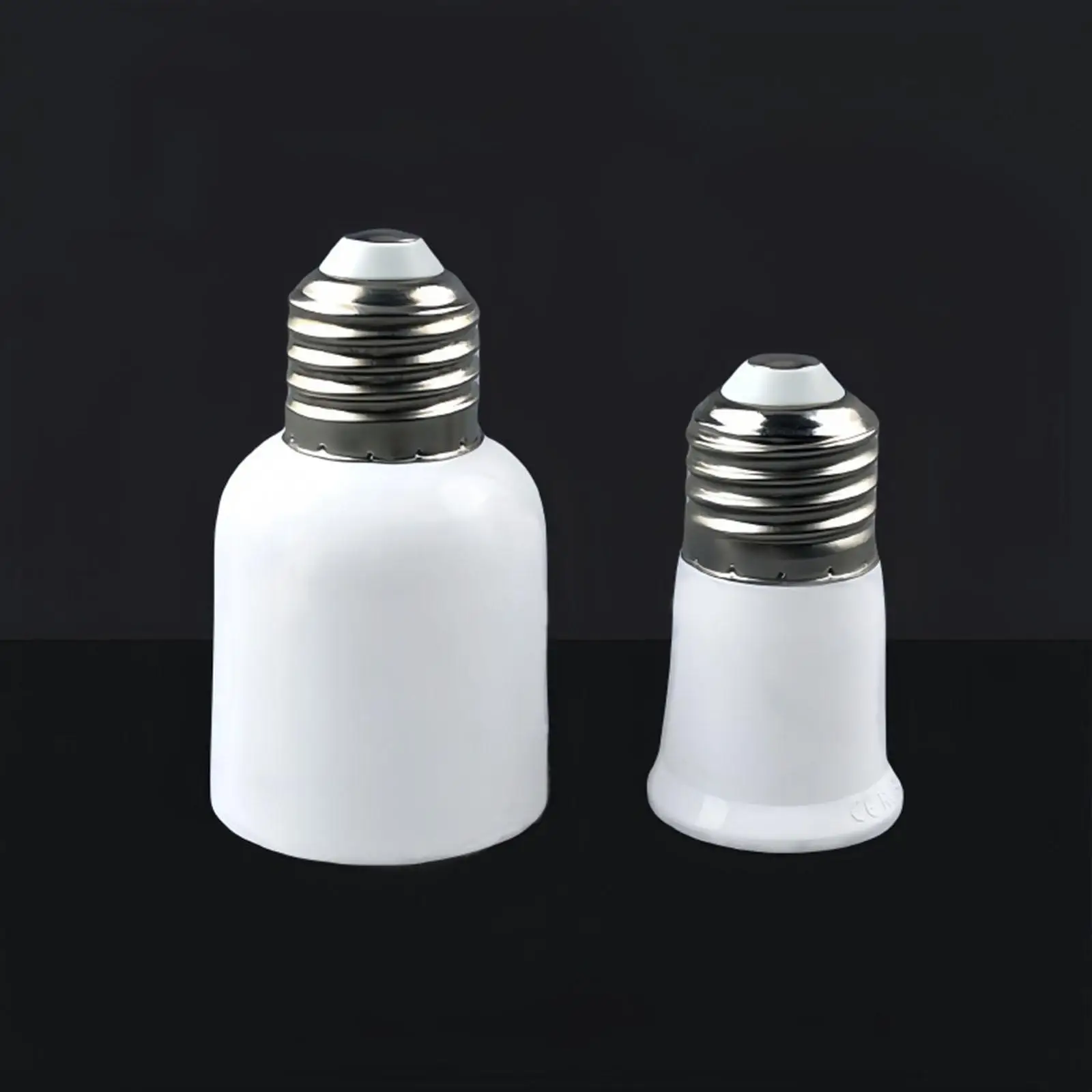 Metal LED Bulb Socket Adapter High Performance Base Converter Quick Setup Lamp Holder for Home Renovation Lighting