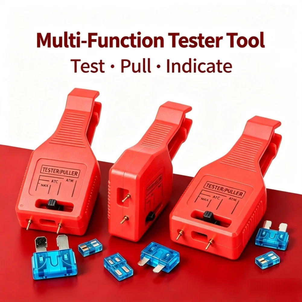 1Pc Portable 12V 24V Fuse Tester With Bright LED For ATC ATM MASI Fuses Car Truck Motorcycle Marine Electrical Repair Tool