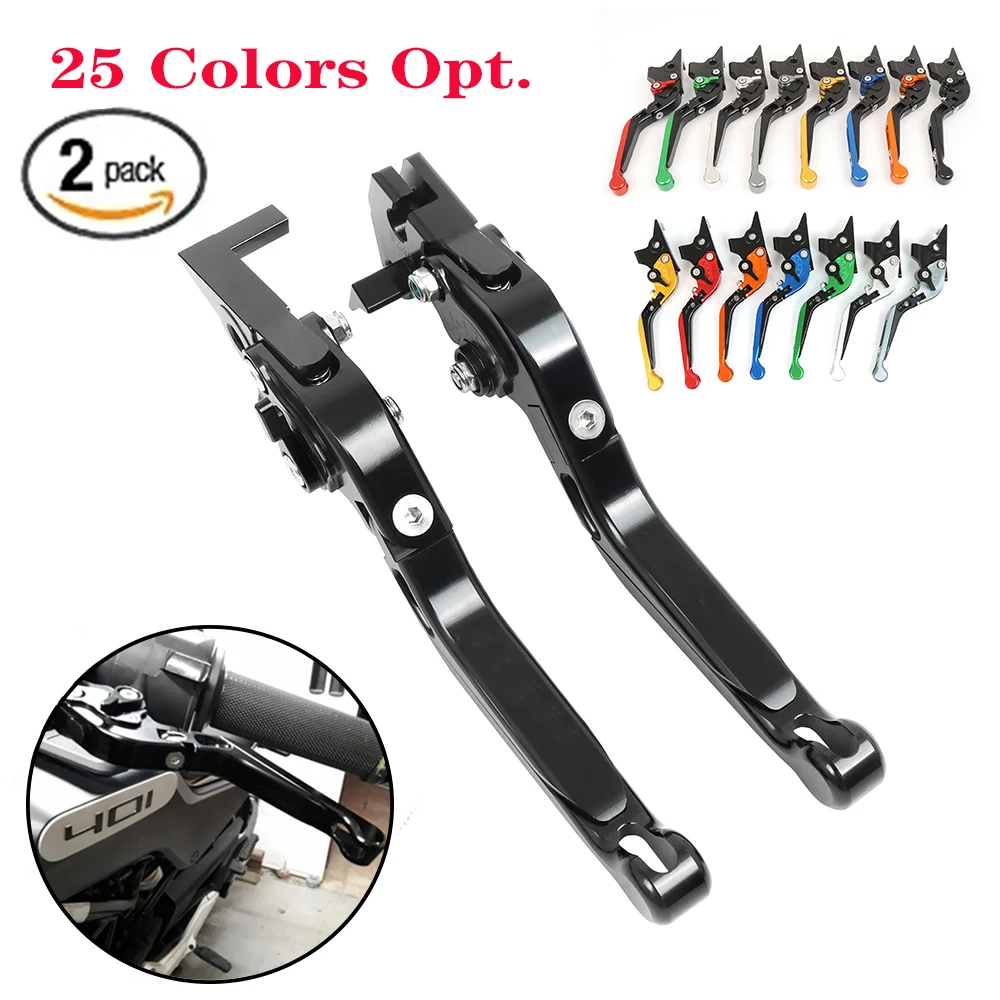 

For Husqvarna Svartpilen 401 VITPILEN 401 2018-2022 2023 Motorcycle Adjustable Folding Extendable Brake Clutch Levers Handle