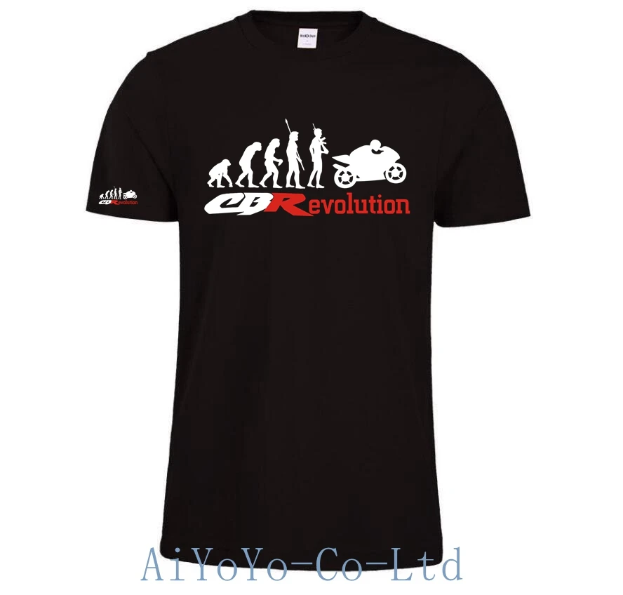 Motorcycle Vespolution Dirt Evolution CBR 1100rr SUPER BLACKBIRD XX T Shirt Hondaes Men Short Sleeve Car Tee T-Shirt  55HKKL