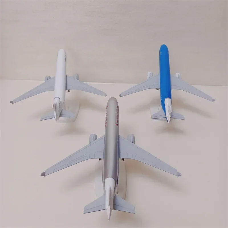 20cm Alloy Metal World Cargo KLM USA AA FEDEX UPS Malaysia MD MD-11 Diecast Airplane Model Plane Aircraft w Wheels Landing Gears