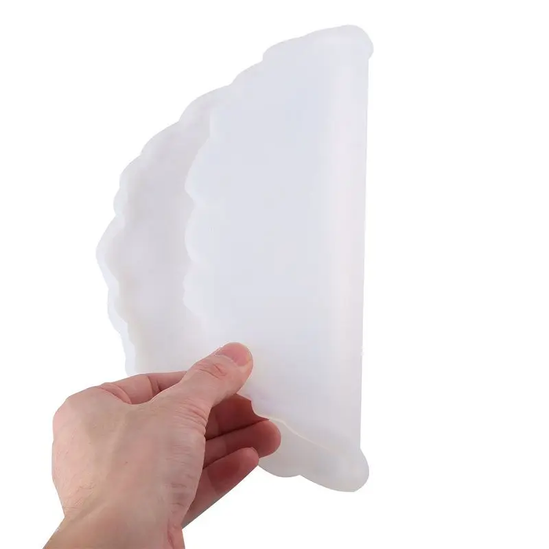 5X DIY Crystal Epoxy Mold Compote Swing Table Round Lace Coaster Table Decoration Silicone Mold