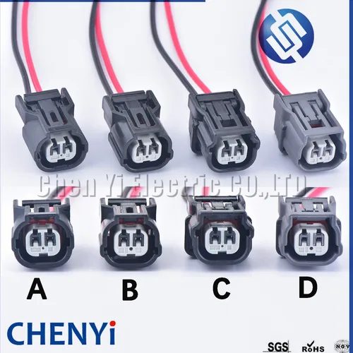 Sensor de temperatura de entrada de aire de 2 pines, enchufe de bobina de encendido, conector de sensor ABS 6189-0891 6189-0890 6189-7036 para Honda Accord CRV