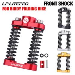 Litepro For Birdy Folding Bike Double Spring Shock Absorber For Birdy3 Suspension P40/R20/GT Shock Absorber