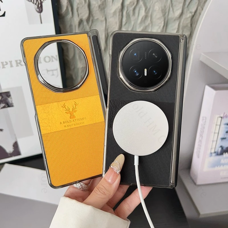 

Wireless Charging Elk Deer Head Phone Case For Honor Magic V6 5G For Magsafe Magsafing Cover Magic V5 V3 V6 Hard PC Bumper Funda