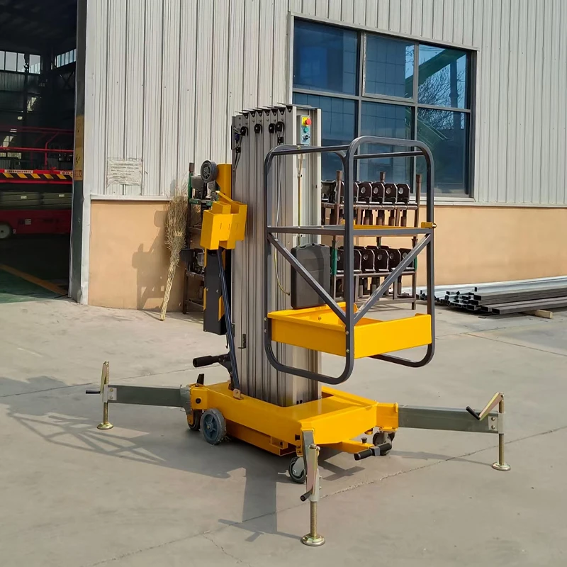 

Вертикальный мачтовый подъемник 10-метровый алюминиевый подъемник лестницы