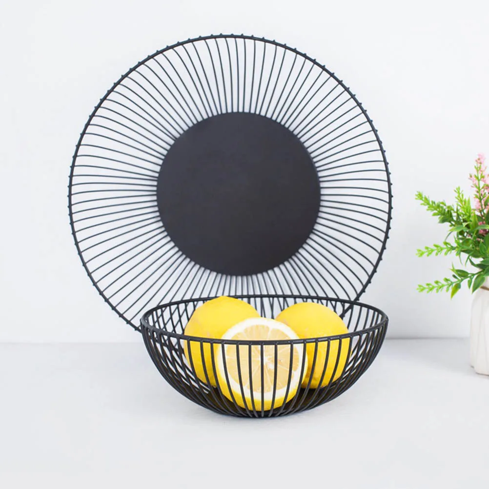 

Stylish 28Cm Iron Fruit Bowl Breathable Wire Basket Vegetable Storage Snack Plate Smooth Scratch-Resistant Fruit Stand