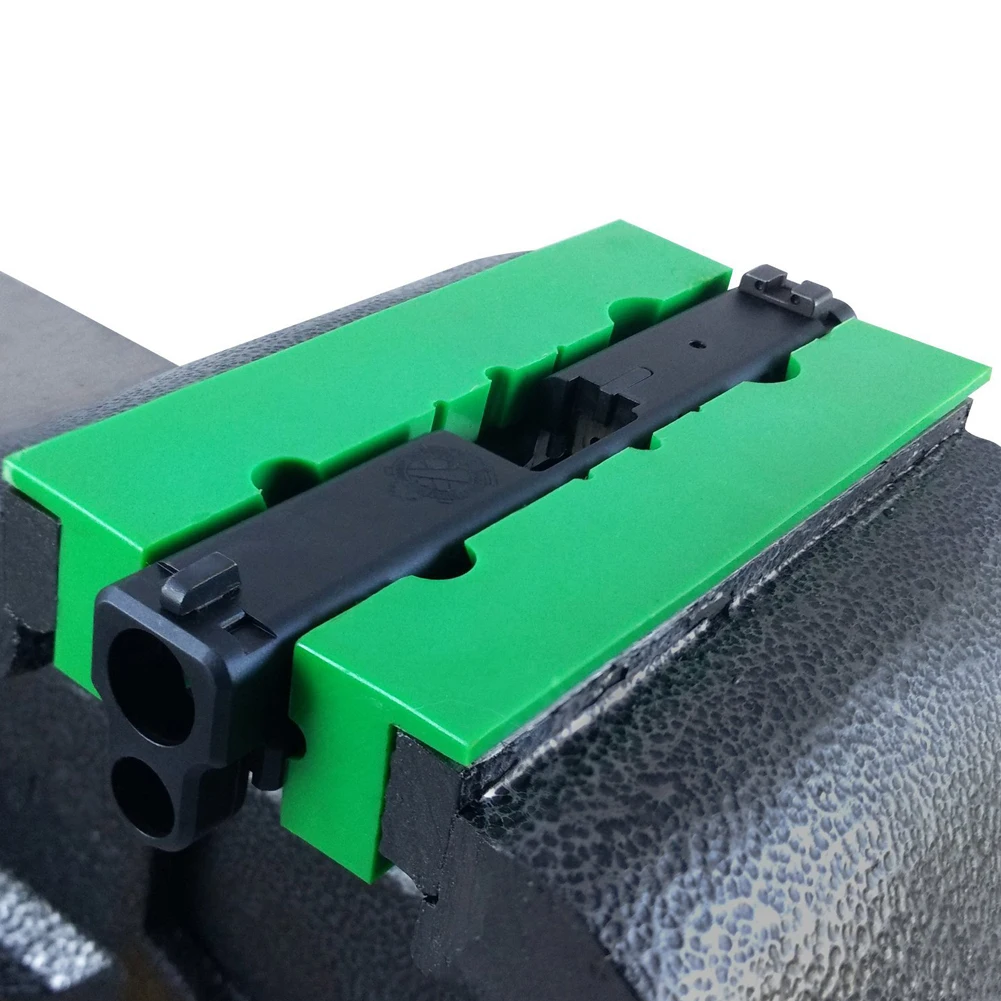 2pcs Magnetic Soft Pad Jaw Rubber 4/5/6 Inch For Metal Bench Vise Clamp Bench Screw Jaws For Woodworking Metal Green Accessories