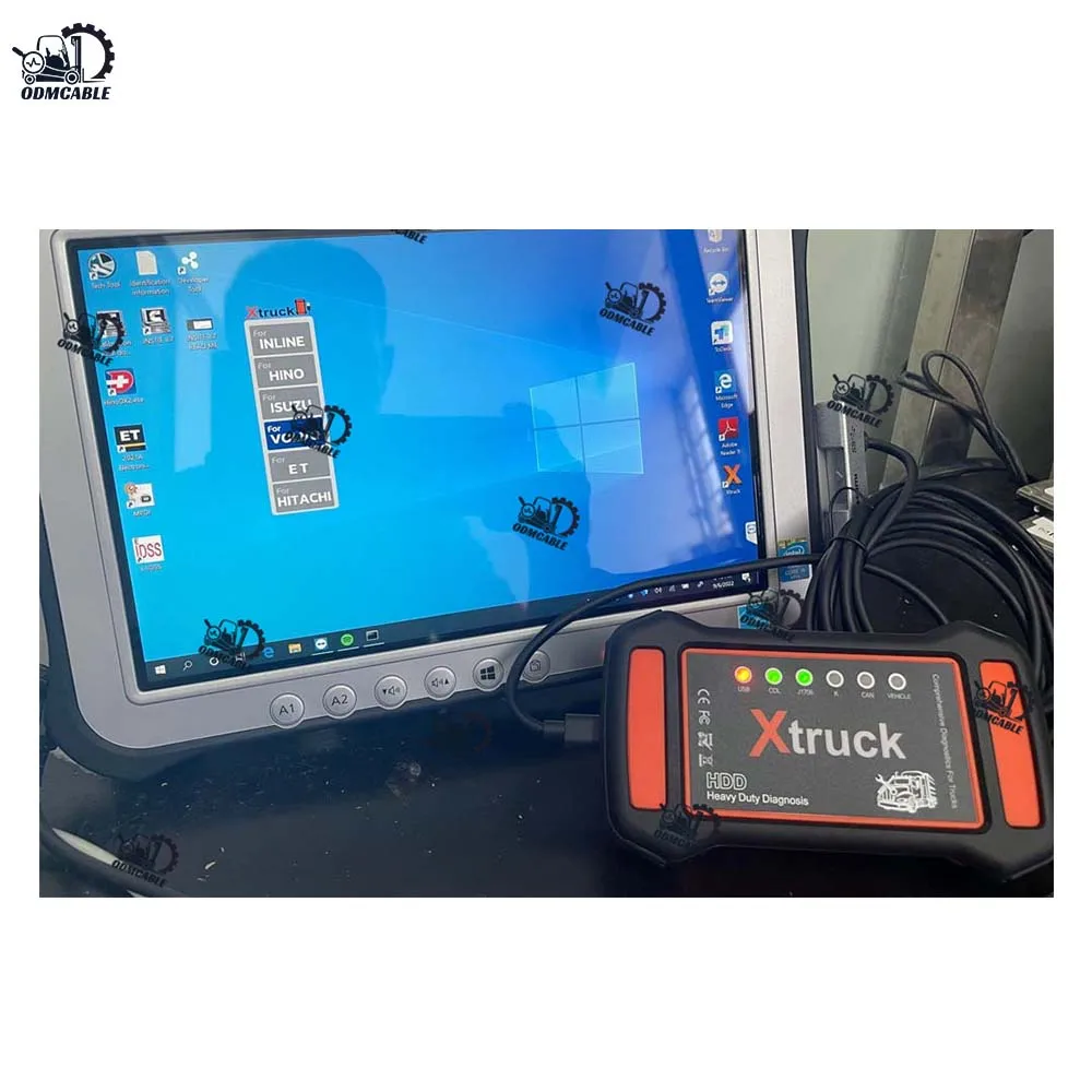 

Heavy Truck Diagnostic scanner For Kobelco DX II with ET G-IDSS For vocom ptt 2.8 version