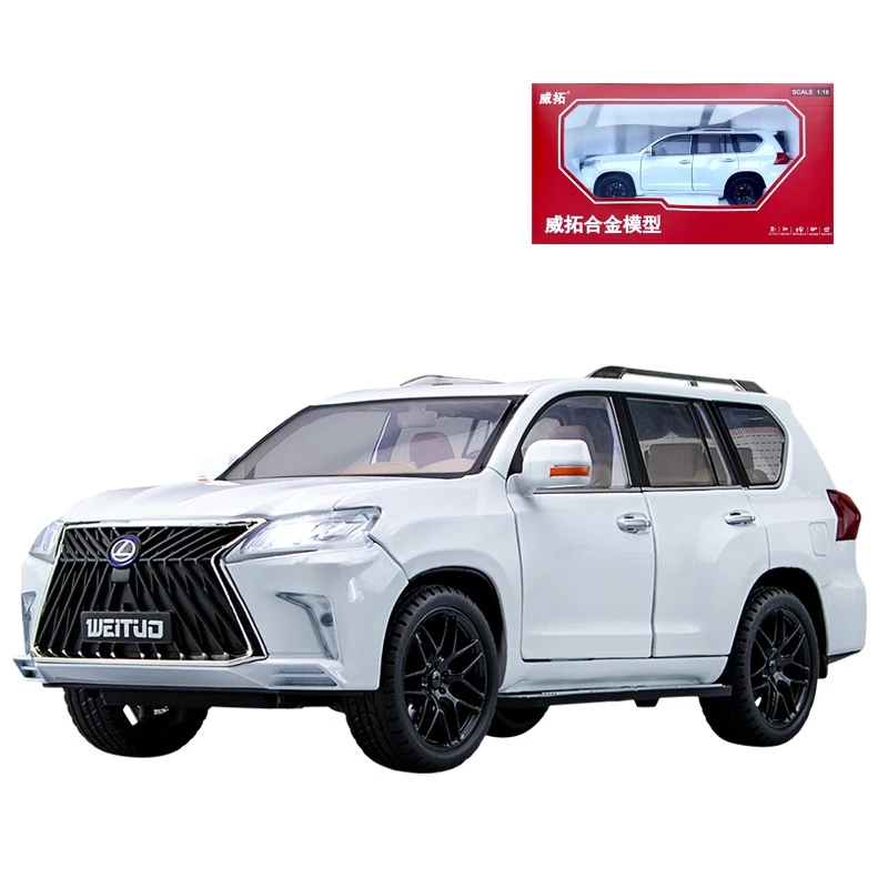 1/18 Lexus LX570 SUV Sport Toy Car Diecast Metal Model Miniature