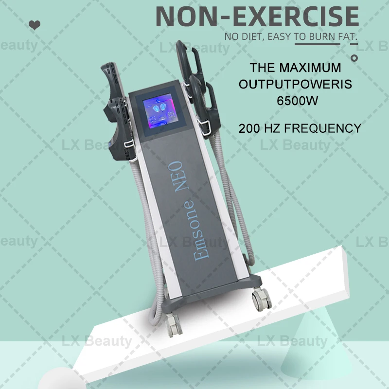 

Emsone NEO Body Sculpt Machine 200Hz 6500W Fat Removal Hiemt RF Body Slimming Ems Muscle Electromagnetic Stimulation Salon