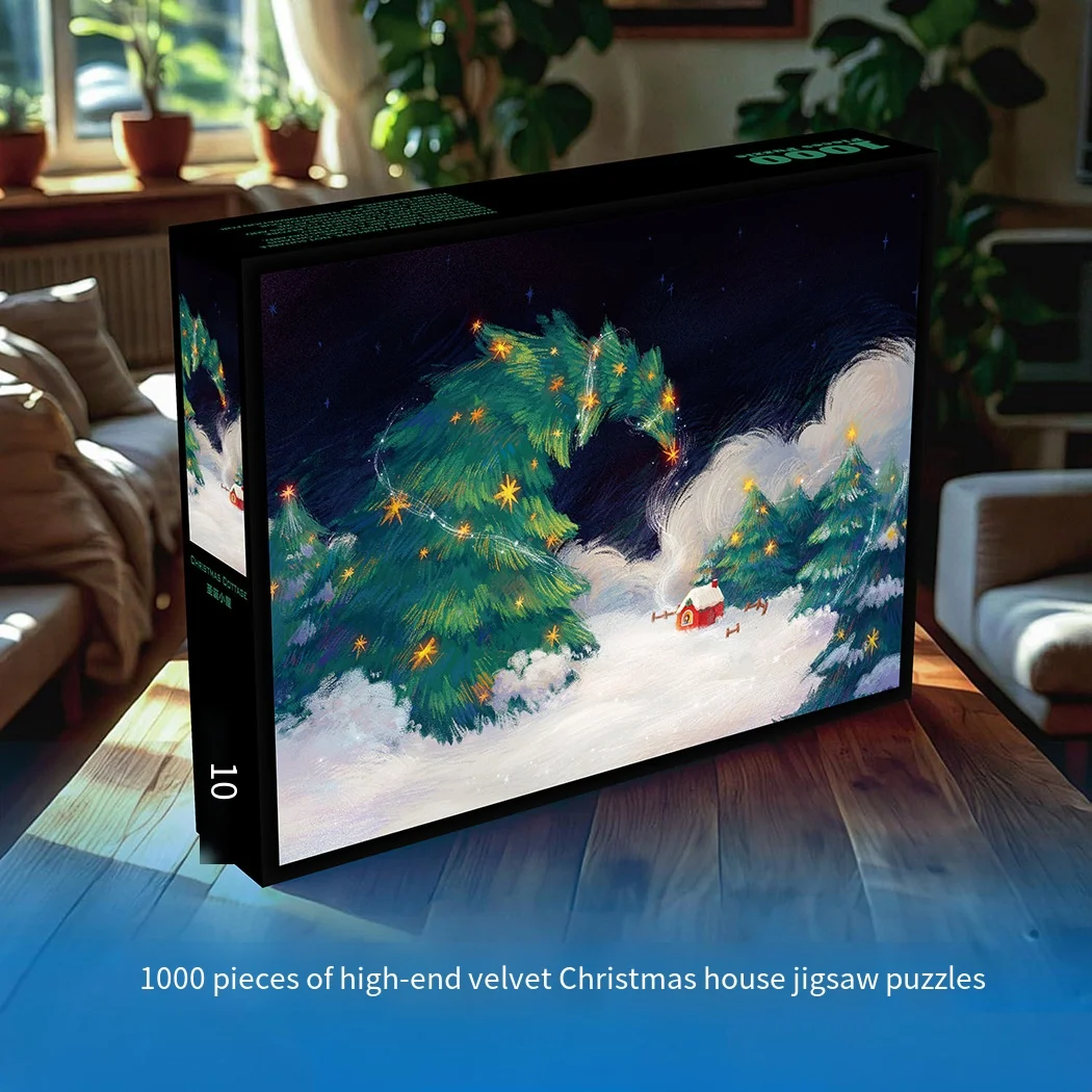 Difficult Oil Painting Jigsaw Puzzle - High-Quality Velvet Stress Relief Fun Activity for Adults & Puzzle Enthusiasts