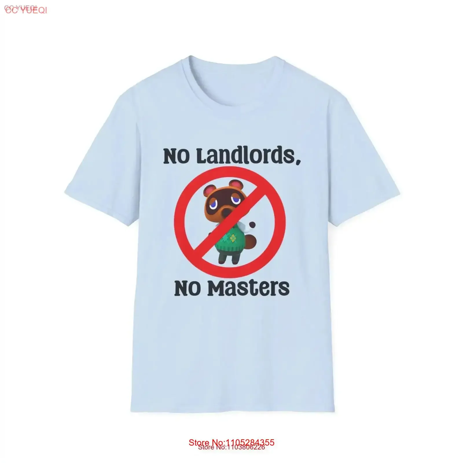 No Landlords Masters Capitallists Anti Capitalist Meme T Shirt vintage Washed Breathable Stretched Slightly Versatile