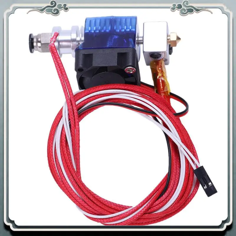 Premium 2X 3D Printer Hotend J-Head Nozzle Cooling Fan For Filament: 1.75Mm Nozzle: 0.4MM