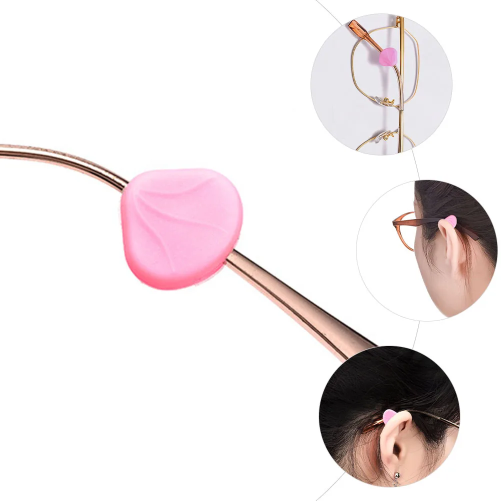 

20Pairs Eyeglass Holders Silicone Ear Grips Non-Slip Anti-Skid Glasses Retainers Comfortable Lightweight for Running Hiking