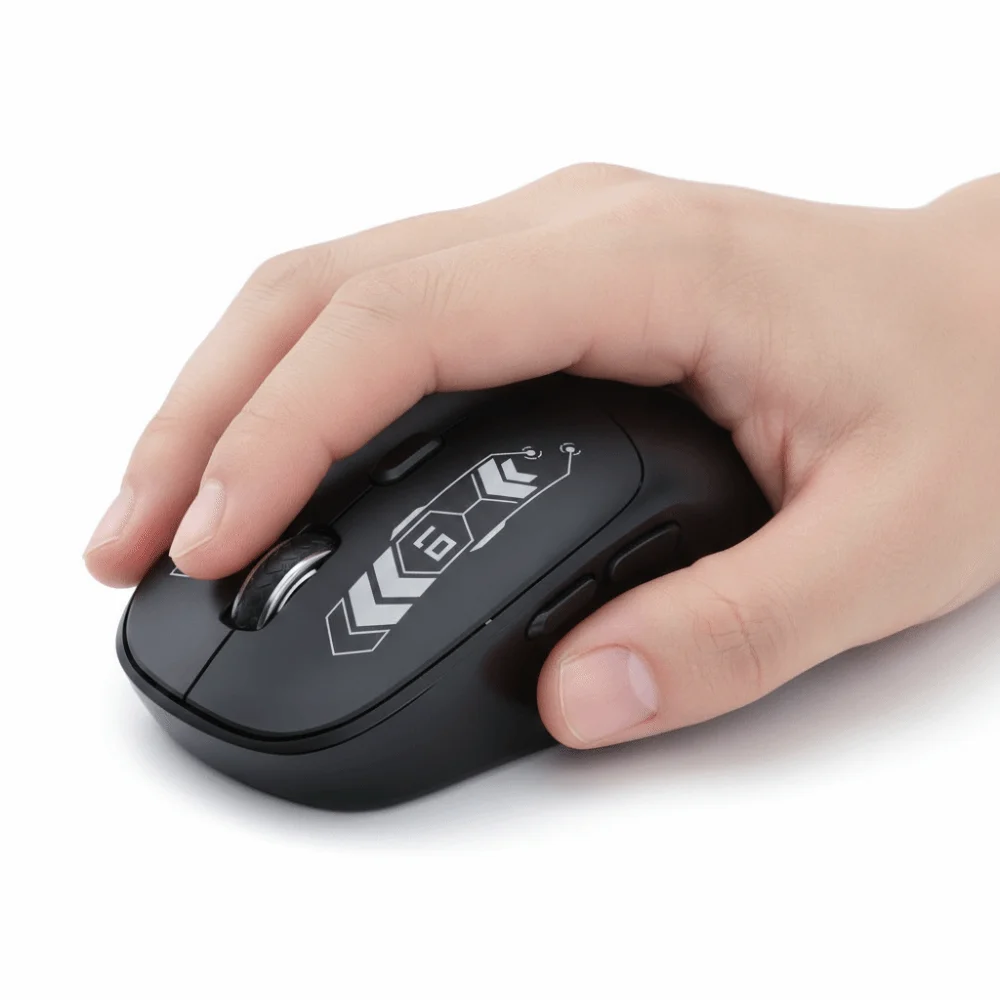 Dual Mode Wireless Gaming Mouse Rechargeable Quiet Click Bluetooth Mouse Ultra Long Battery Type-C Rechargeable Mouse Computer