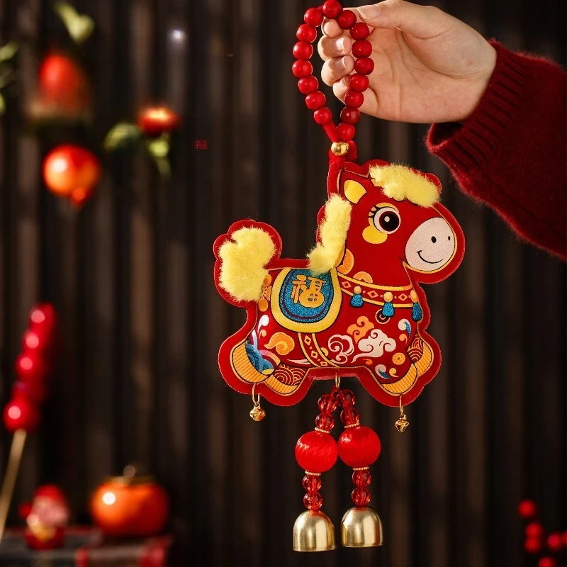 

Год Лошади Подвеска Новогоднее Крытое Украшение Стены Гостиной Новогодний Весенний Фестиваль Праздное Украшение