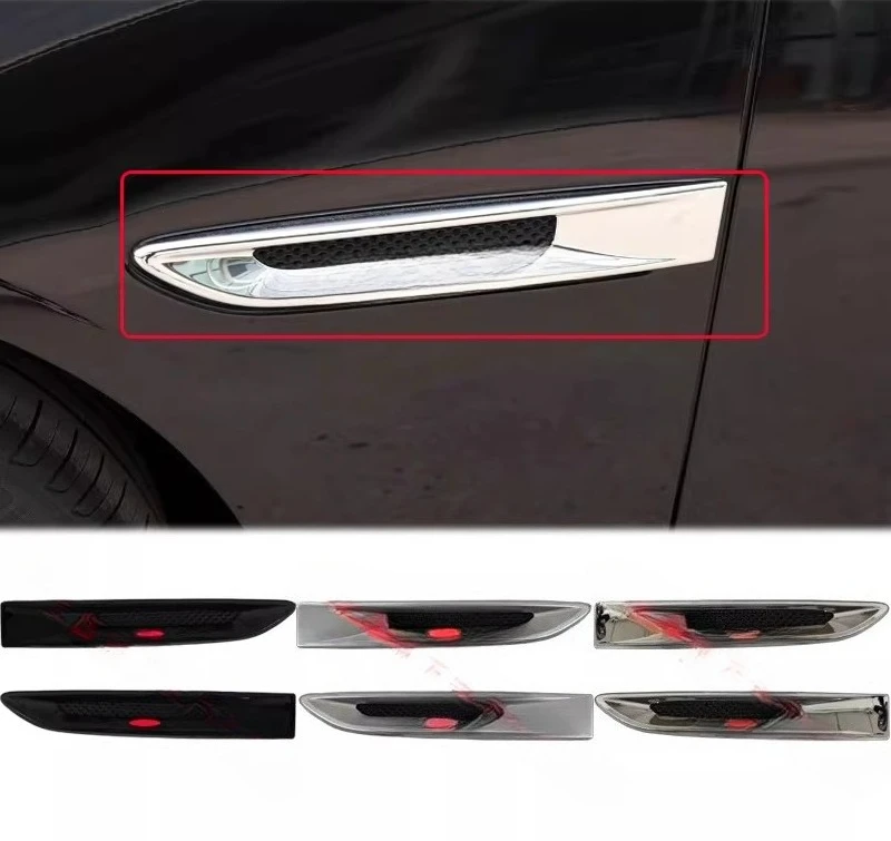 

Front Left Right Fender Side Vent Trim Molding For Jaguar XE XEL XF XFL F-PACE