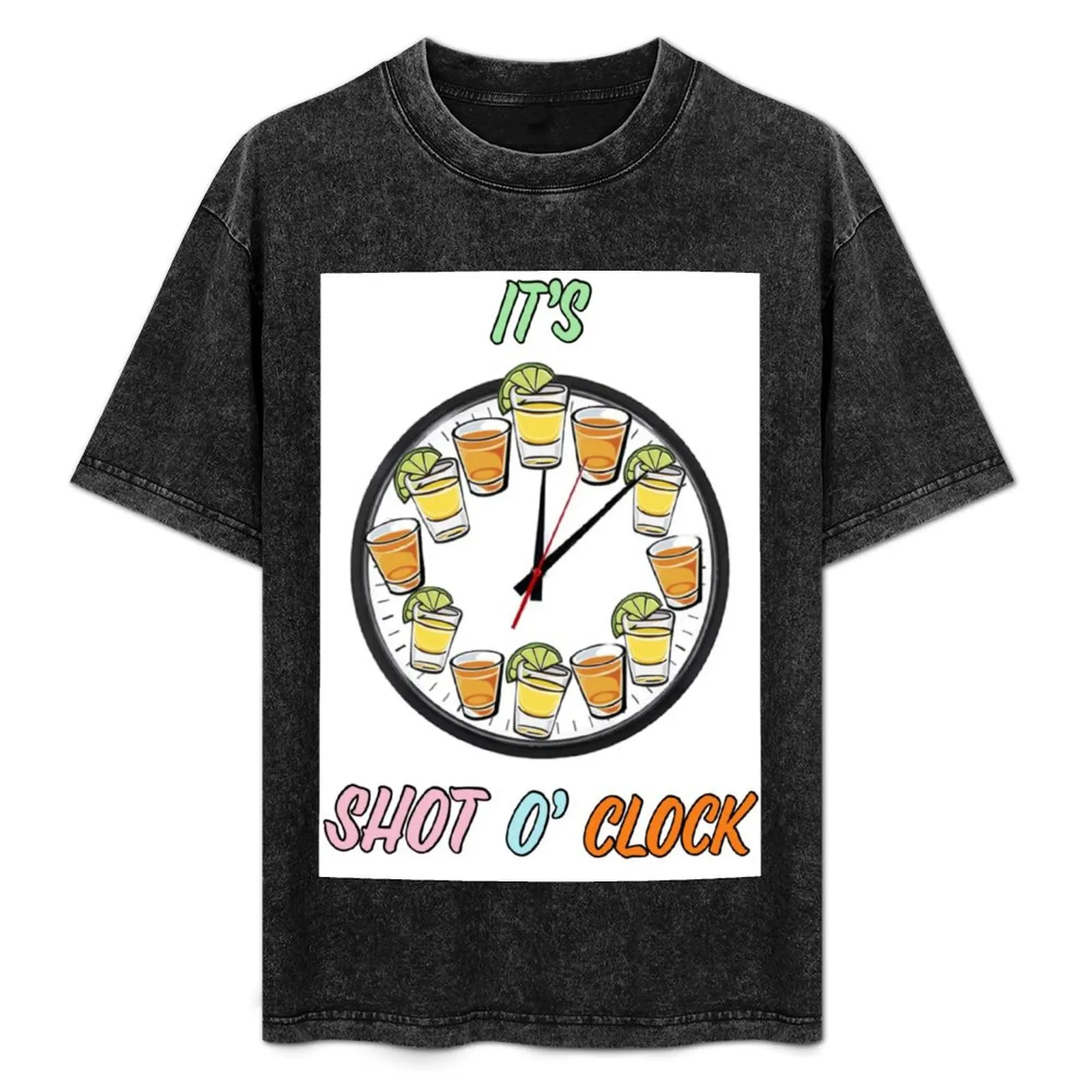 

Shot O Clock T-Shirt basketball graphic tees boys whites Short sleeve tee cheap stuff black t shirts for men