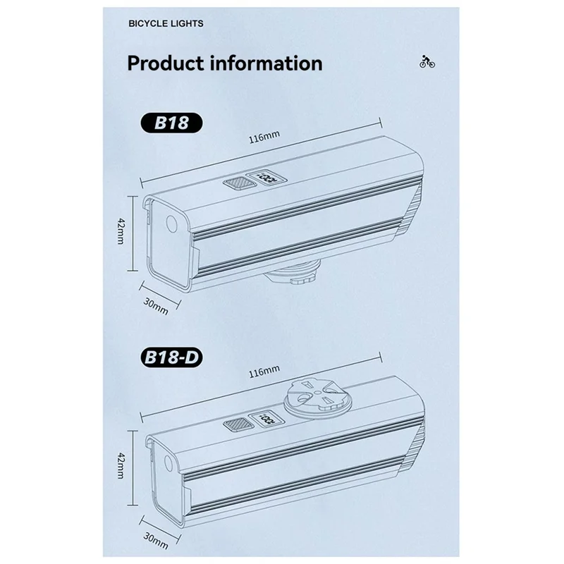【جديد】مصابيح ركوب الدراجات الأمامية للدراجة مع مفتاح عالي ومنخفض 800 لومن شحن USB-C لراكبي الدراجات والركاب