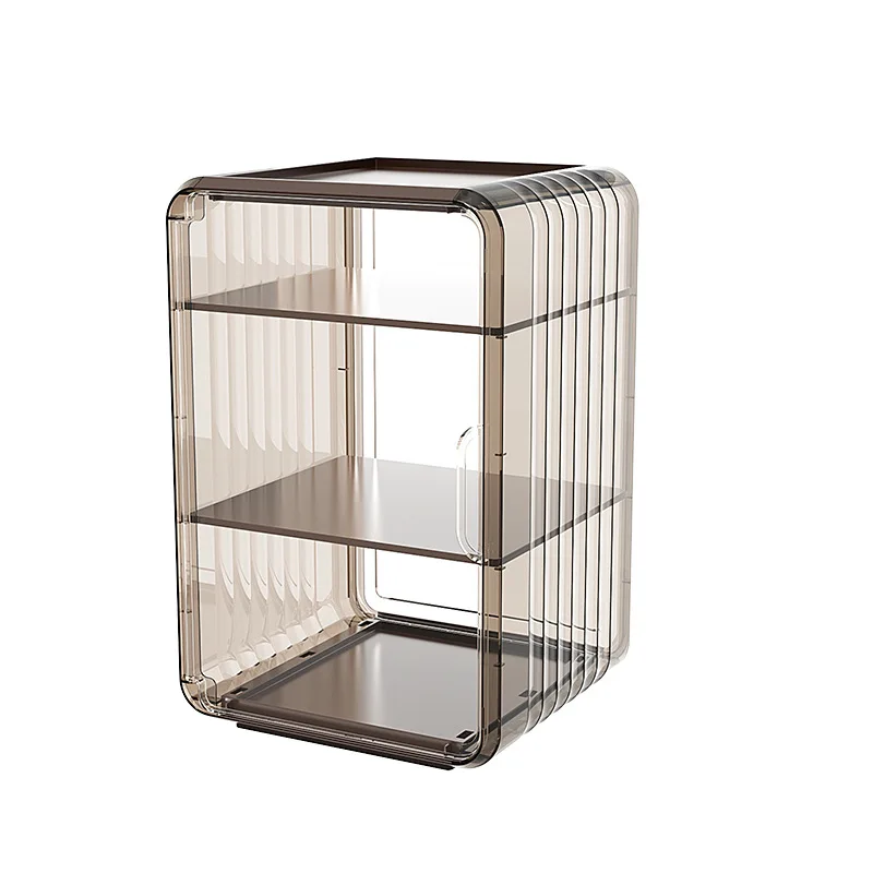 

cup storage rack, light luxury and high value can be stacked, transparent living room office, desktop cabinet cup holder