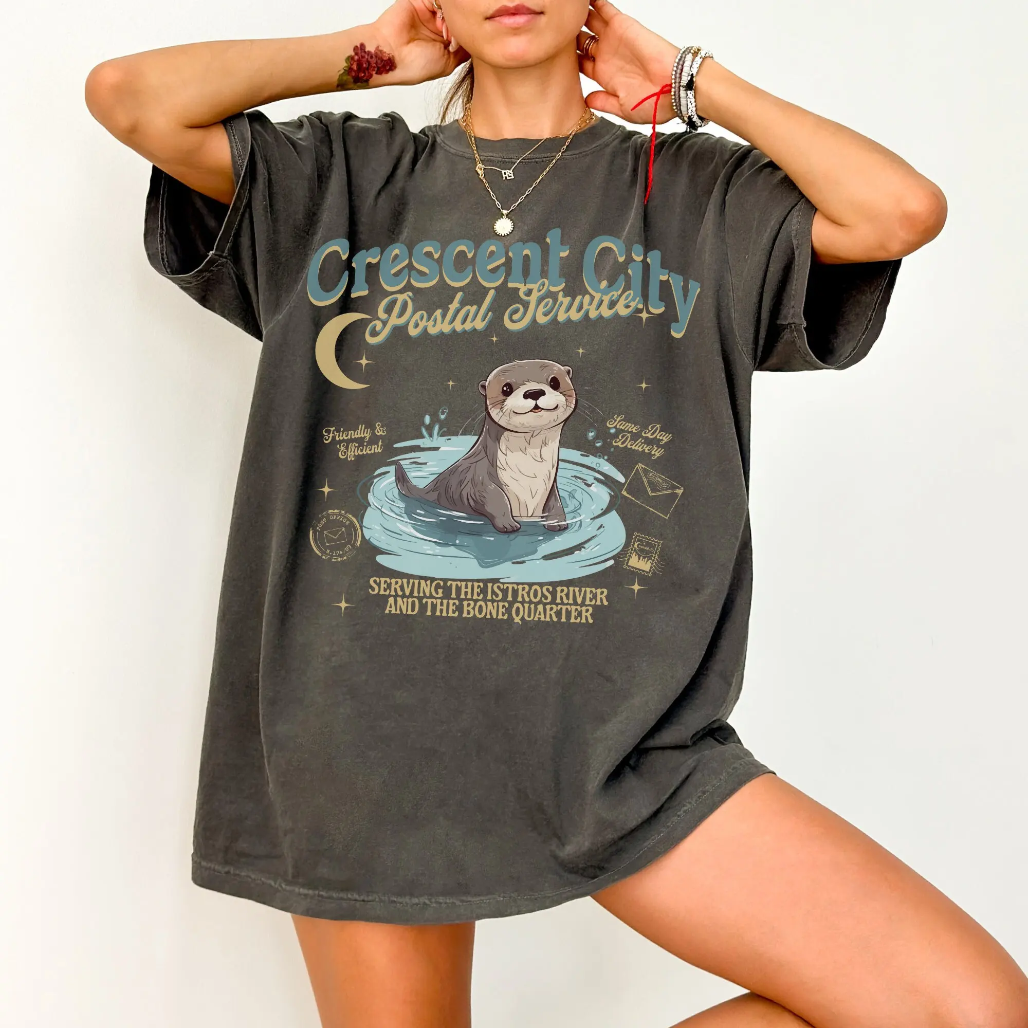 Crescent City Shirt Postal Merch LICENSED Sarah J Maas Merch Bookish SJM Merch Bryce Quinlan Ruhn Danaan Hunt Athalar