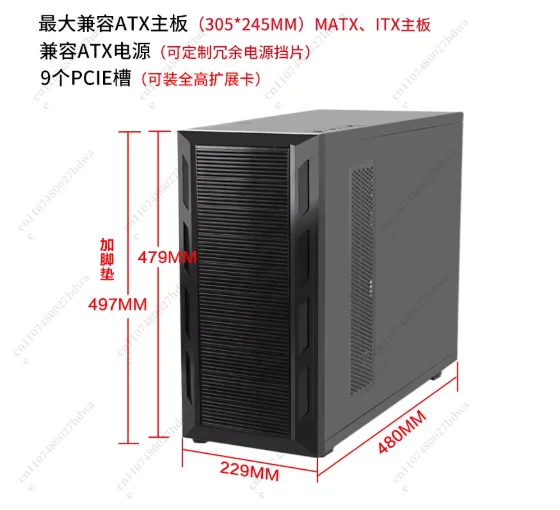Multi-disk Tower Server NAS Storage Chassis Optical Drive Disk Burning and Rendering Workstation 12Disks Industrial Control Host