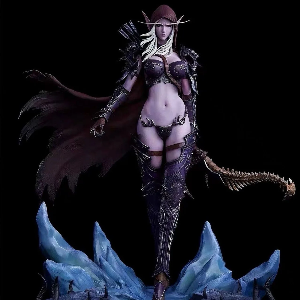 

43cm World of Warcraft Sylvanas Windrunner GK Figure Queen Sylvanas Collectible Model Statue Anime Game Toy Gift