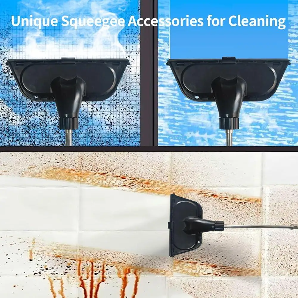 Ручной пароочиститель высокого давления, 2500 Вт, 6-скоростная портативная паровая машина с 3 насадками-щеткой, быстрая эффективная очистка