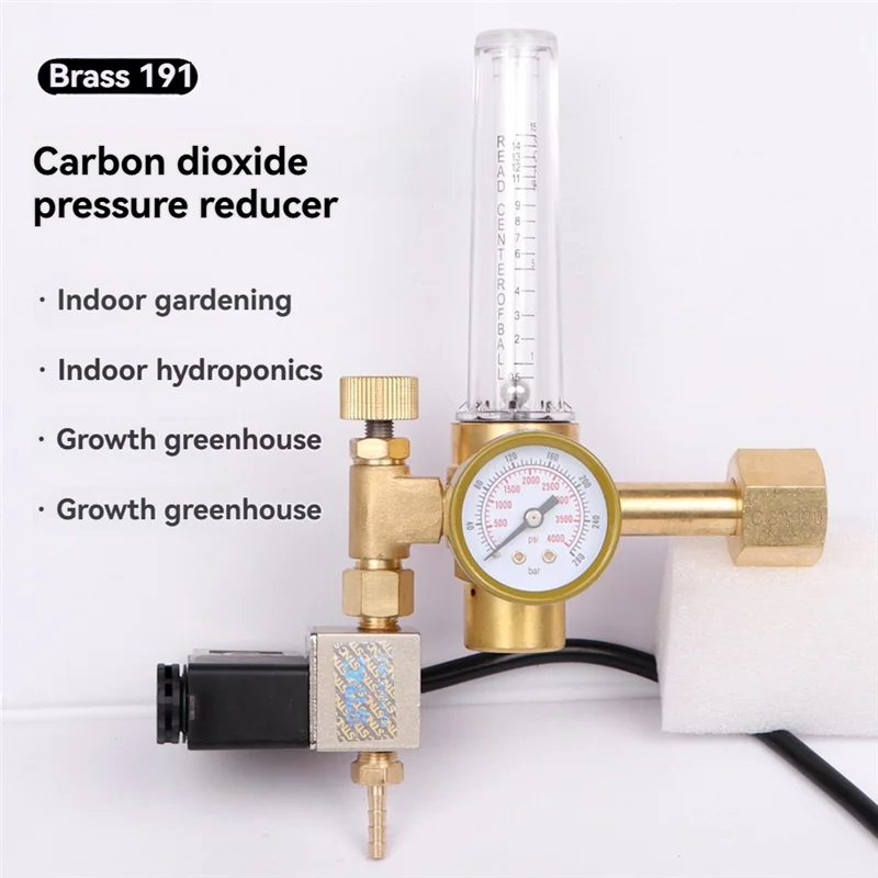 

AED5-Carbon Dioxide Regulator Pressure Gauge Flowmeter Carbon Dioxide Controller CO2 Concentration Control