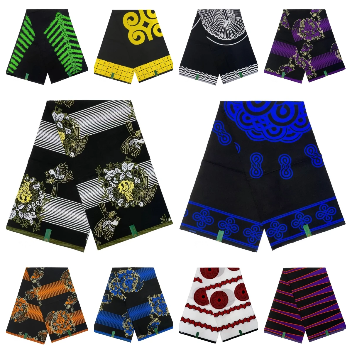 

High Quality Original 100% Cotton Wax Print New Arrival Guaranteed Veritable Ankara African Real Wax Fabric Soft Pagne for Dress