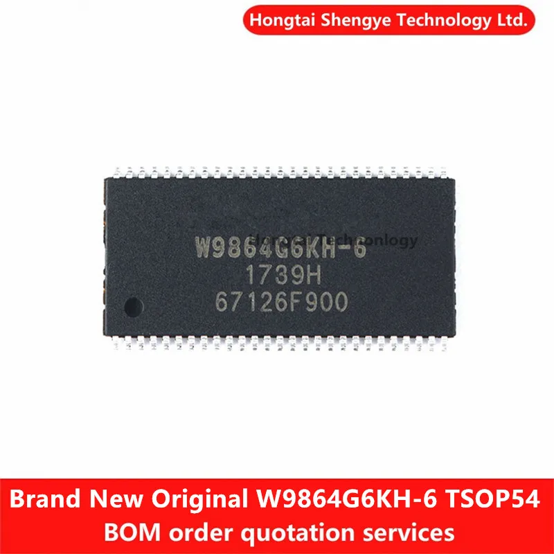 

New Original Genuine SMT W9864G6KH-6 TSOP(II)-54 RAM Memory Chip
