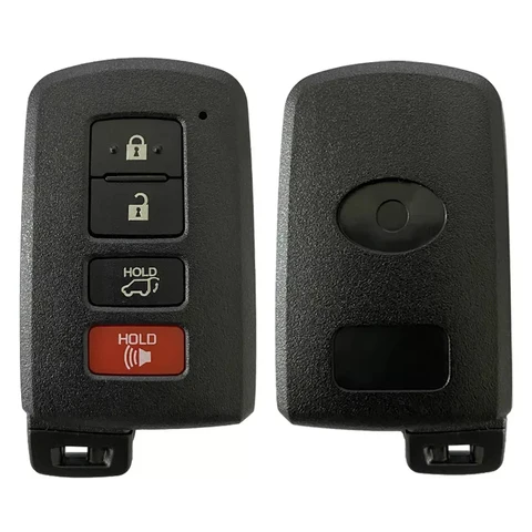 CN007165 Aftermarket 4 Button Smart Key для Toyota Land Cruiser 2016 - 2017 433MHz FCC ID BH1EW P1 A8 DST-AES Chip 89904-60K00