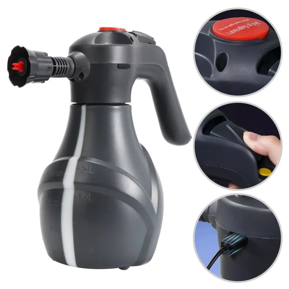 

Electric Foam Sprayer 2L for Car Wash Cordless with TYPE-C Rechargeable Battery and PE+PP Construction for Cleaning Needs