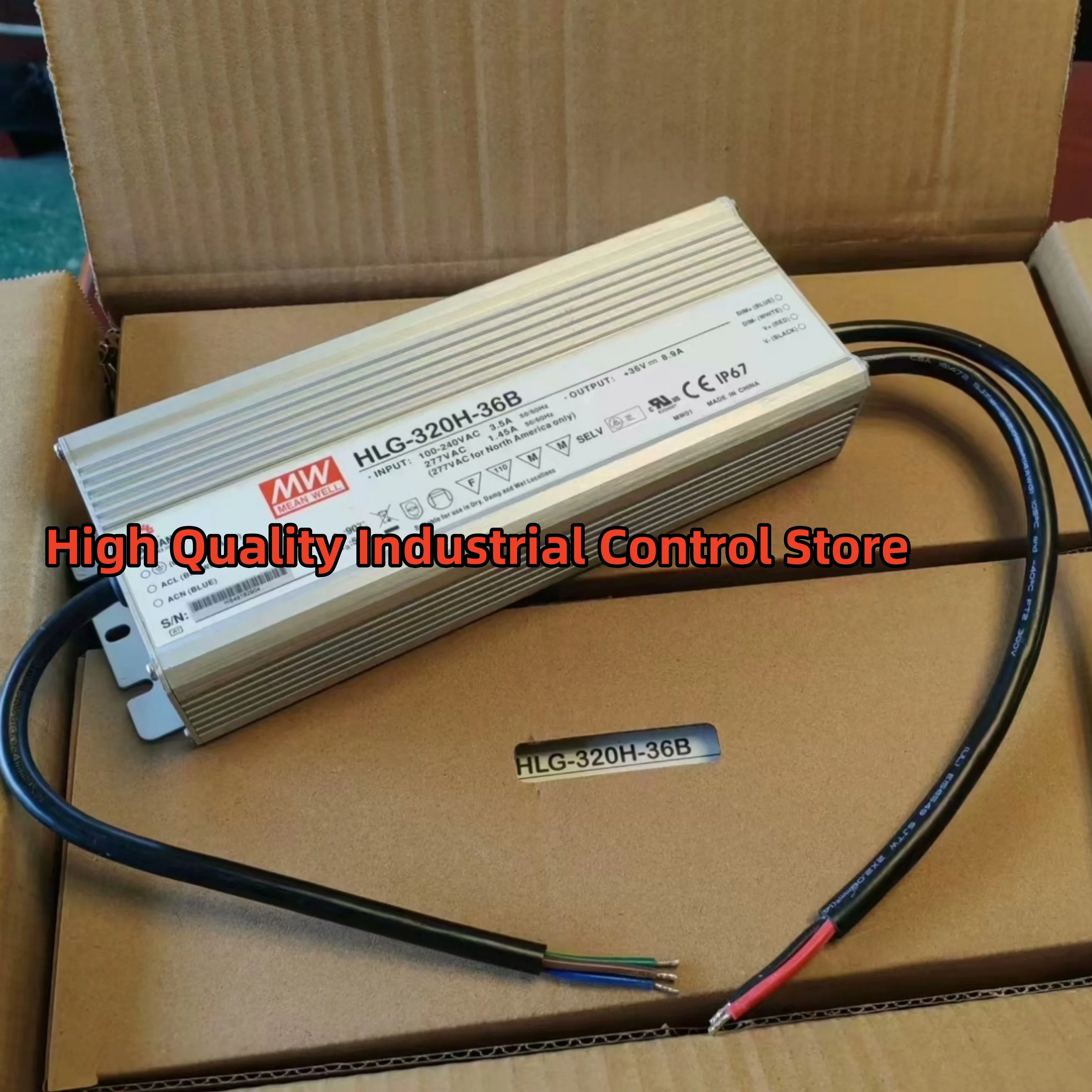 

HLG-320H-36A | 36V power supply HLG-320H-36B | 36V brand new