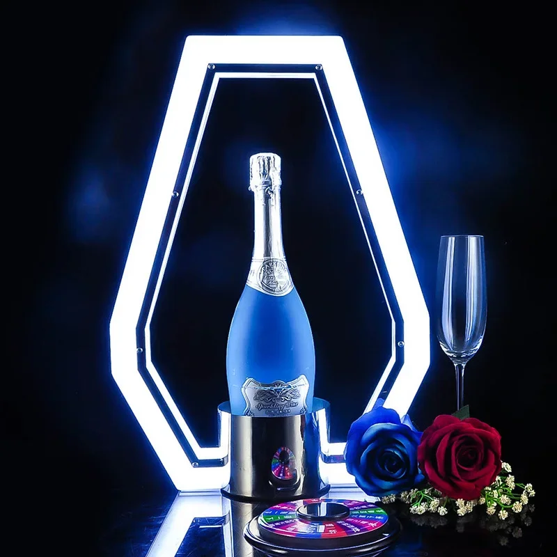 Night Club Lounge Bar Party Custom logo LED MOET Champagne Bottle