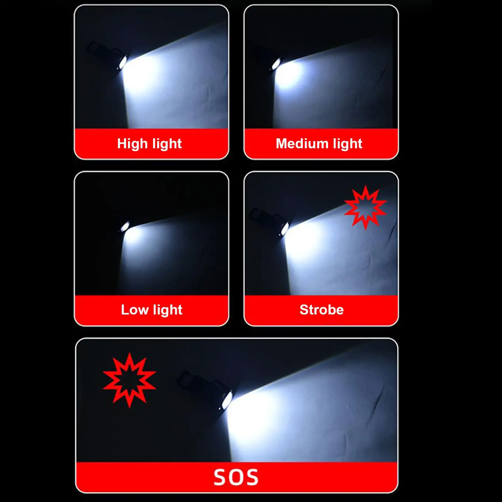 

Keychain Light Portable Adjustable Lamp Lighting LED Keychain Flashlight Rechargeable For Camping Running Night Work Outdoor