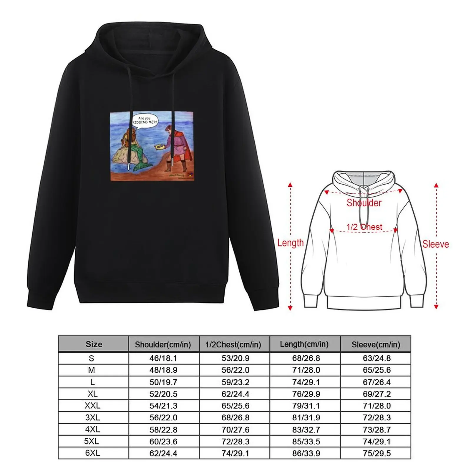 Fairy Tales from the edge (Red) Pullover Hoodie men's winter sweater tracksuit men