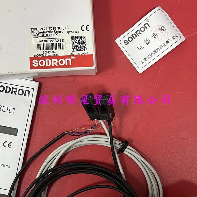 Shanghai SODRON Photoelectric Switch PF22-T03BNO (E) Photoelectric Sensor Original Genuine