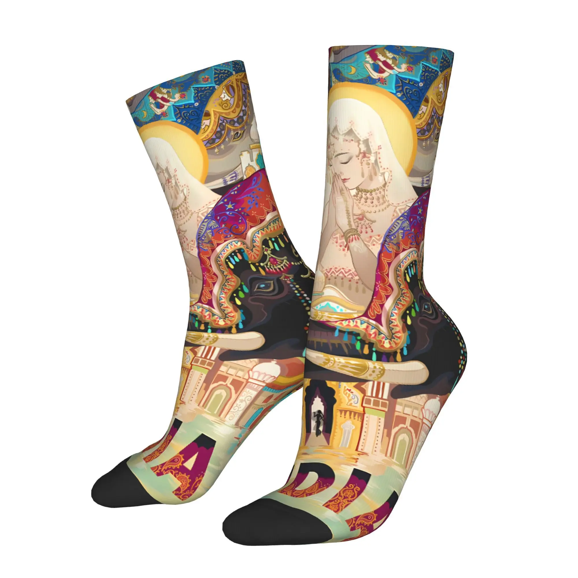 

Индийские женские носки с принтом из полиэстера