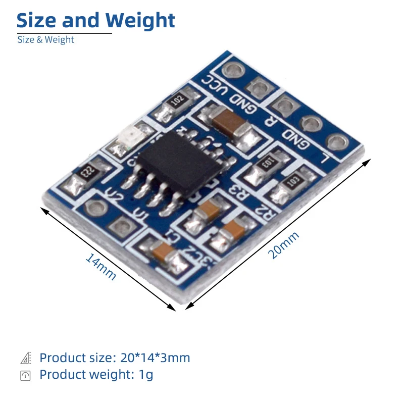 XD-58B HXJ8002 Mini Amplifier Module Audio Amplifier Module