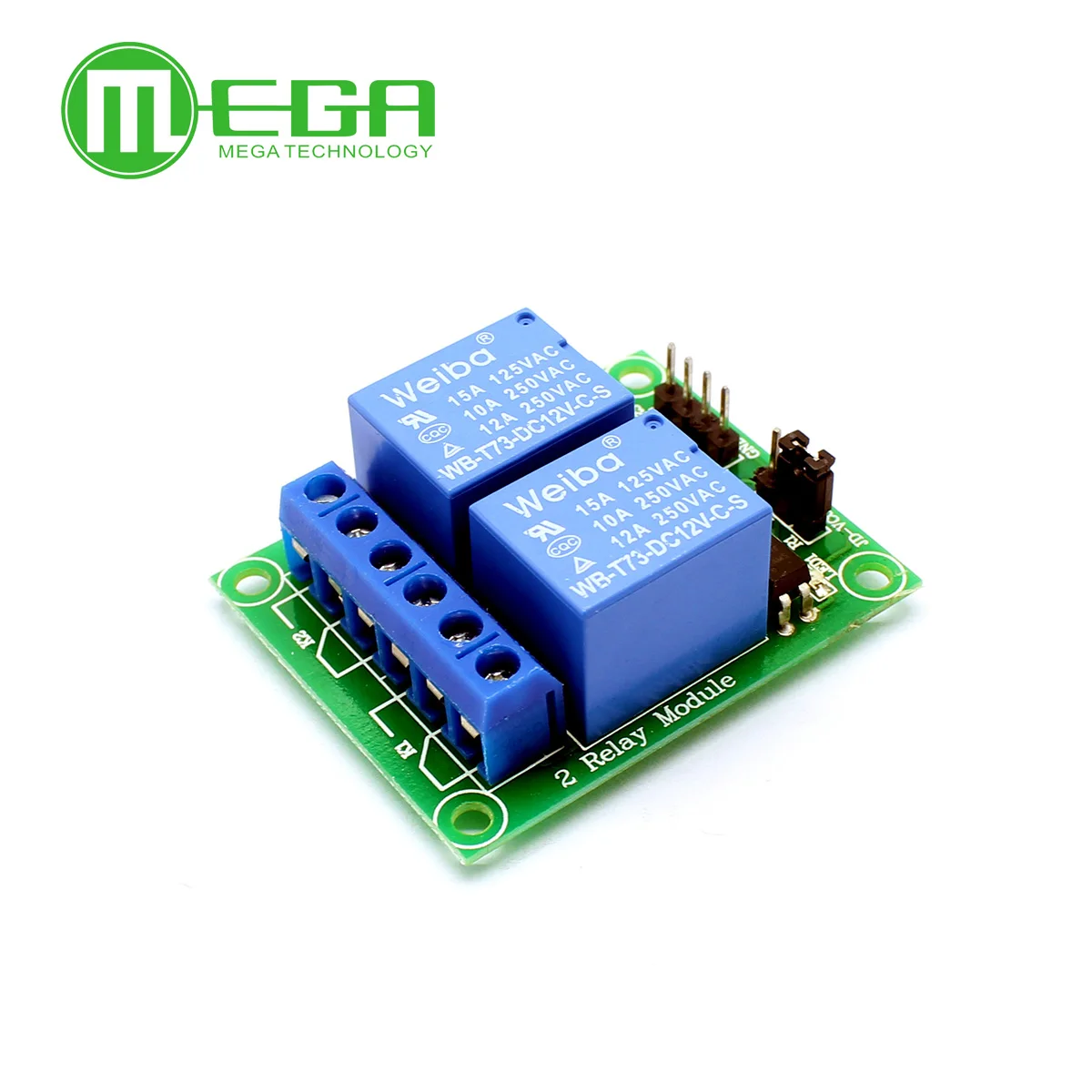 10pcs 2-channel New 2 channel relay module relay expansion board 5V low level triggered 2-way relay module