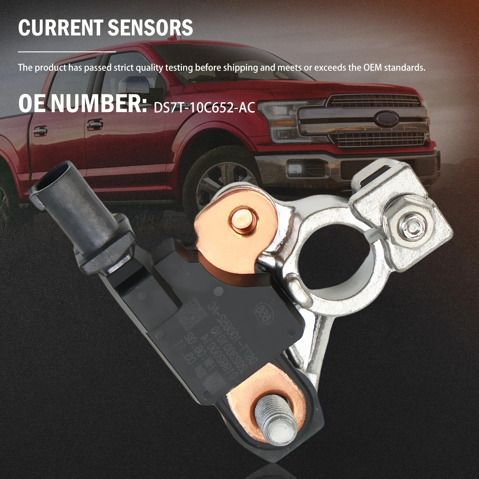 

DS7T-10C652-AC Датчик тока конца кабеля аккумулятора для Ford Edge 2016-2019/F150 2015-2019/Fusion 2013-2019