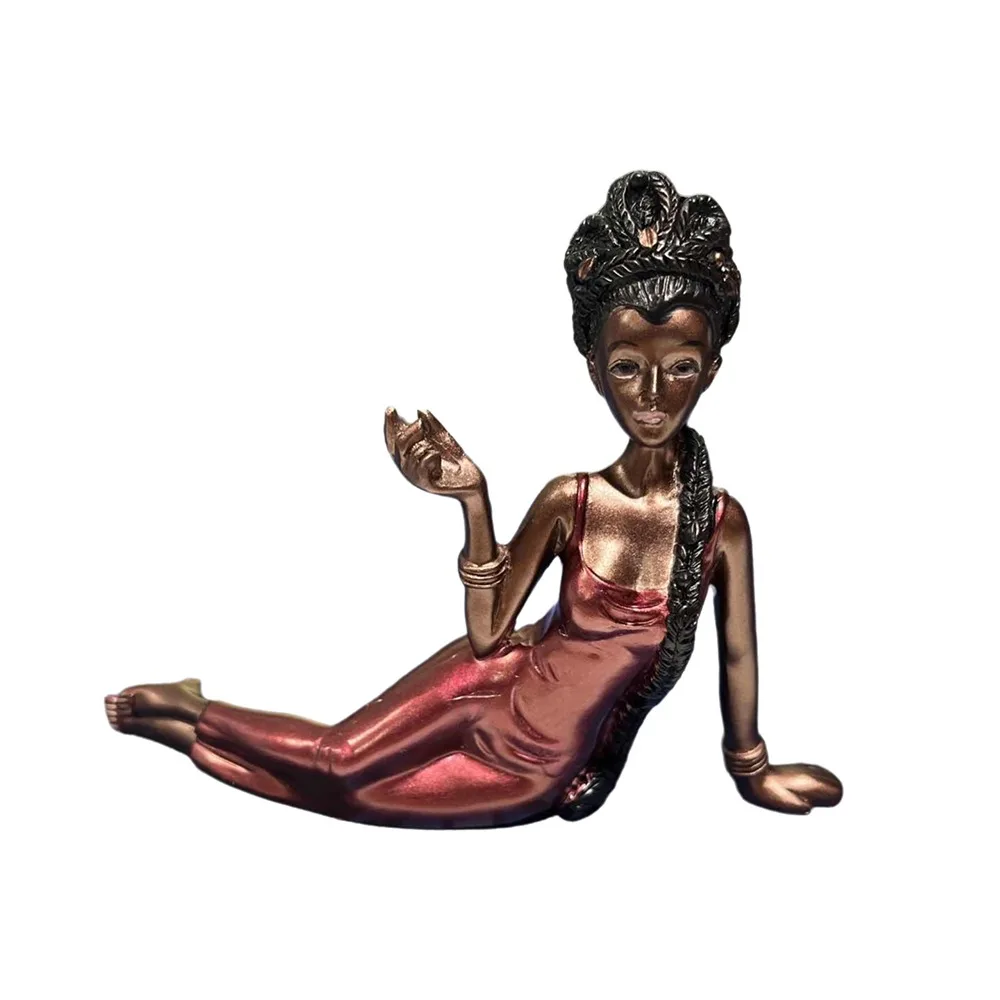 Handcrafted Incense Stick Holder Creative Resin Women Figurine Incense Burner Modern Abstract Ornament Aroma Statue Stand