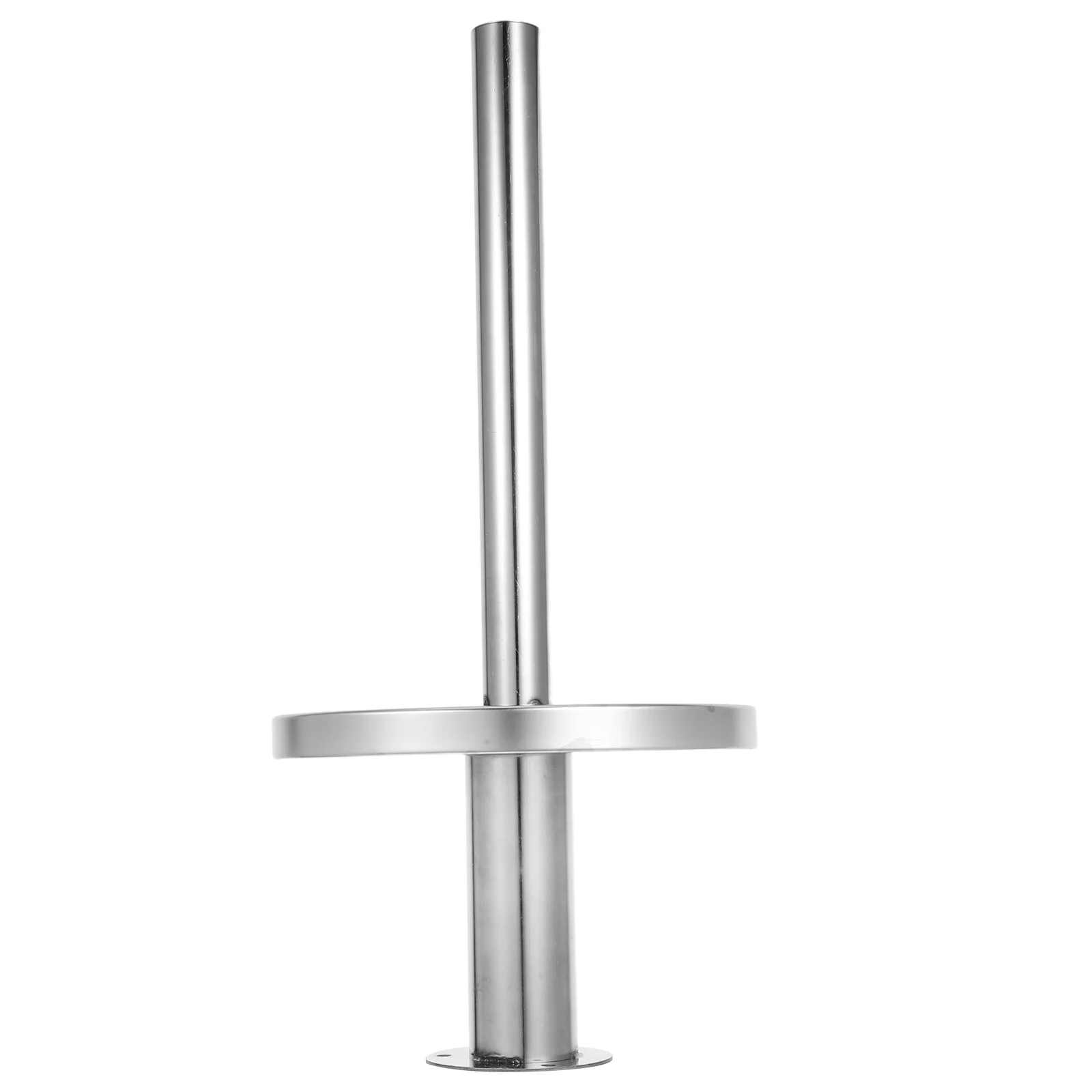 

Stainless Steel Grocery Holder Rack Space Saving Sturdy Roll Dispenser For Supermarket Checkout Efficient Shopping Bag