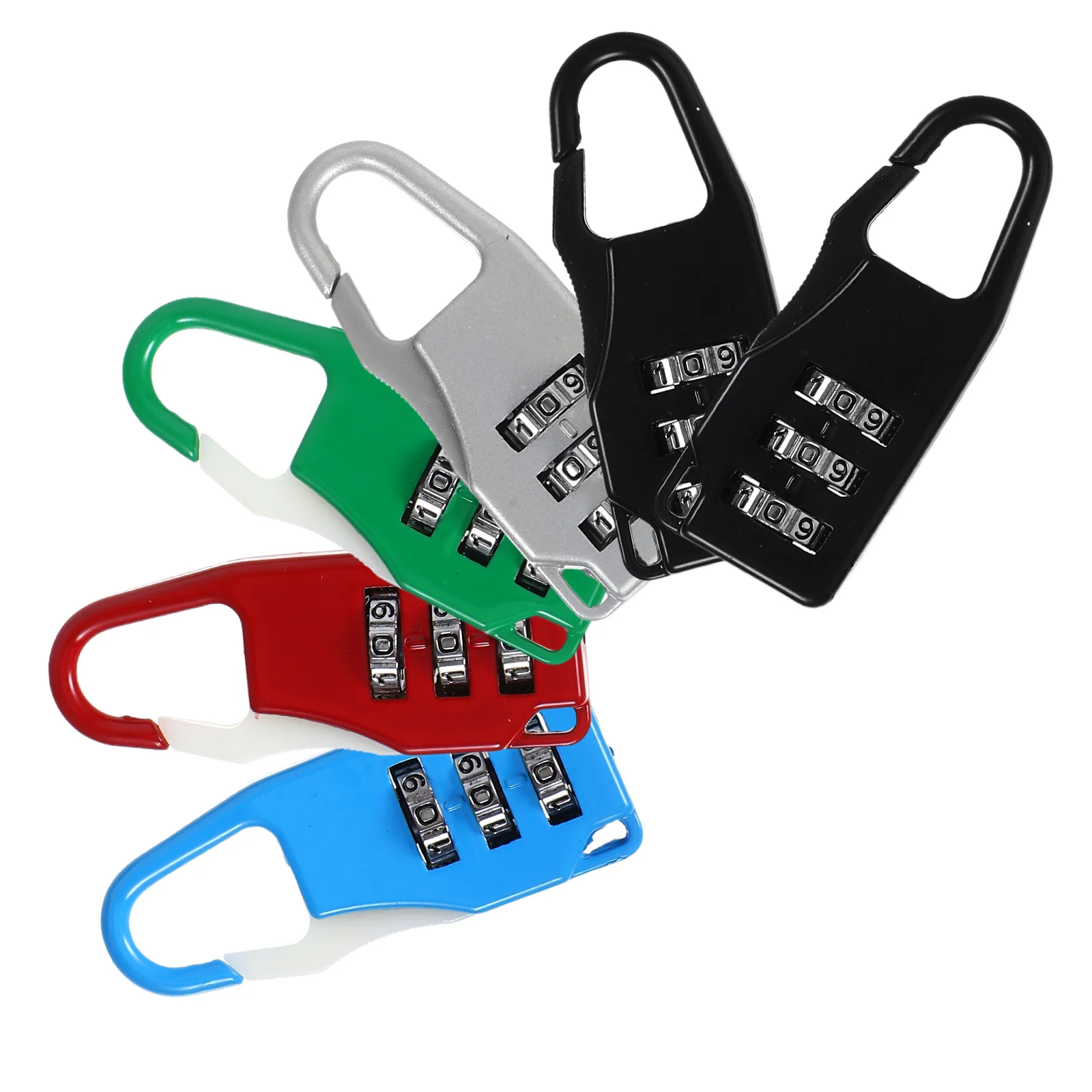 

6pcs Luggage Locks Suitcase Padlocks Combination Travel Backpack Security 3Digit Code Locker Gym HardwareLocks