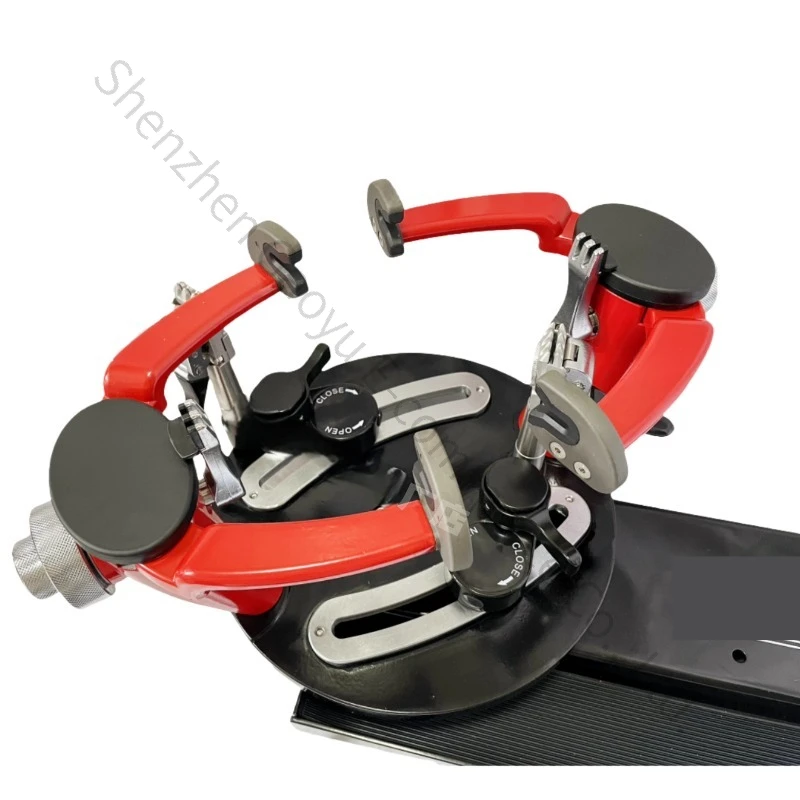 ELEC9000 ヘッドレスバドミントンストリングマシン 6 点同期取り付けシステム 9-90LBS ディスプレイプロフェッショナルツール