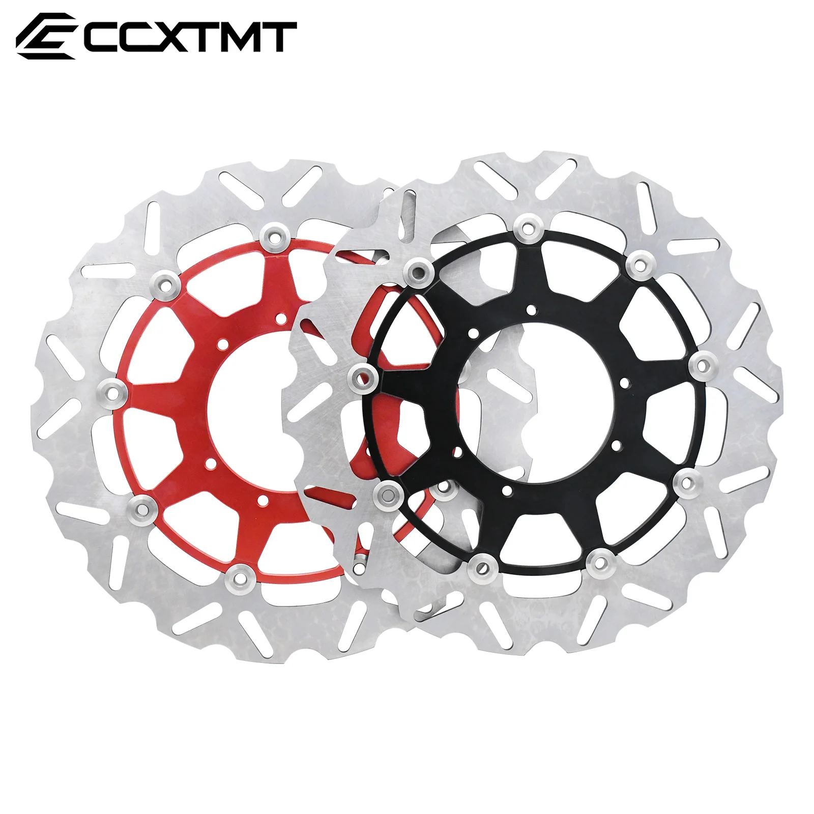 Motocross 320mm Front Floating Brake Disc Brake Caliper Bracket For Honda CR CRF 250R 450R 250X 450X 450RX 2002-2021 2022 view 4