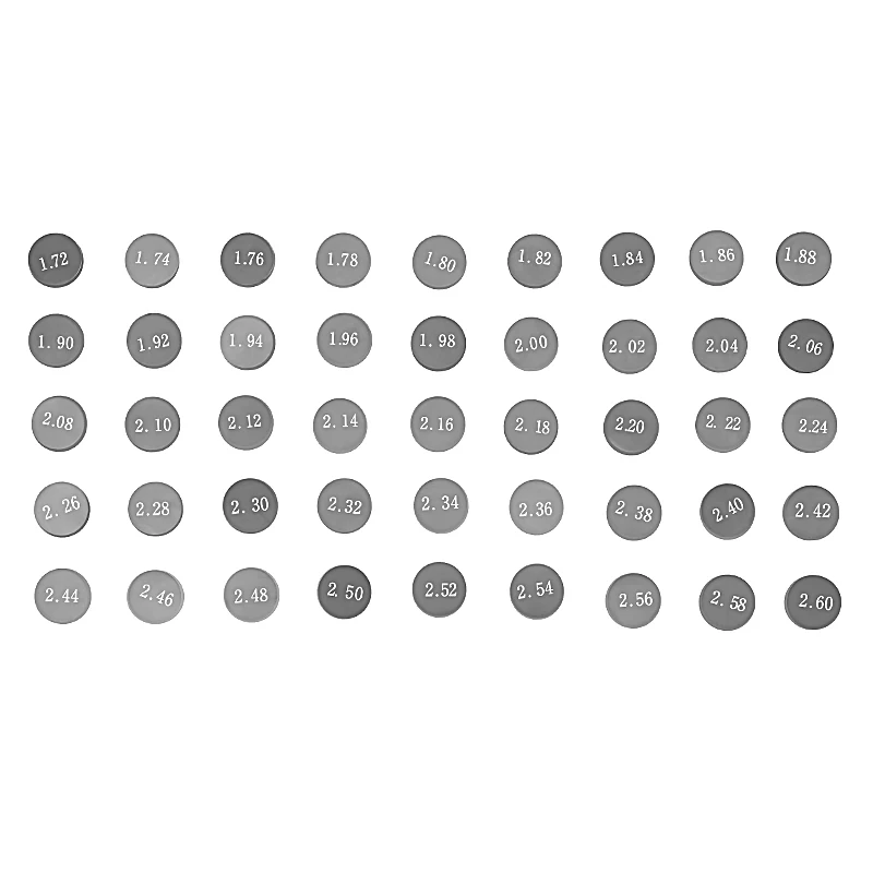 8.85 مللي متر 5 قطعة 1.72 ~ 2.60 دراجة نارية قابل للتعديل صمام الحشوات ل FC FE 250 350 450 501 ل SX-F XC-F XCF-W XC-W SX SX-FE Freeride